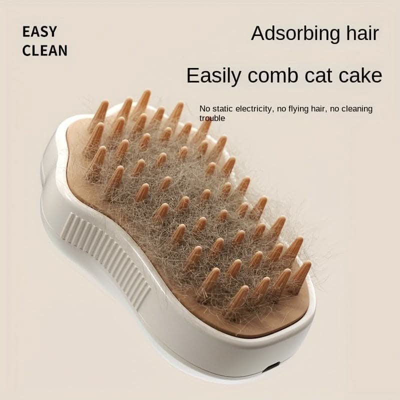 Steam Silicone Grooming Brush (Rechargeable)