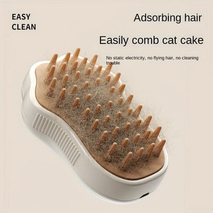 Steam Silicone Grooming Brush (Rechargeable)