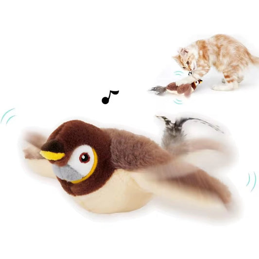 Flying Bird Cat Toy